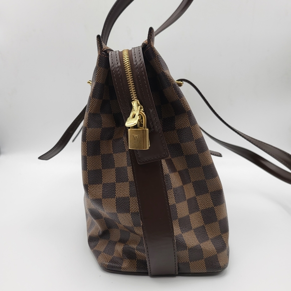 Louis Vuitton Chelsea Damier Ebene Canvas Tote Shoulder Bag..Authentic..!!! - Picture 3 of 16